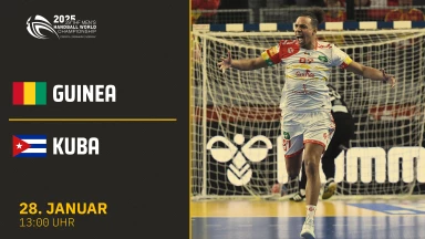 WM der Männer: Guinea vs. Kuba - President's Cup Platzierungsspiele