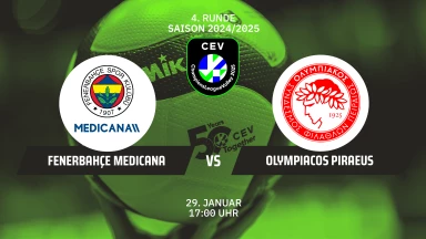 CL Männer: Fenerbahçe Medicana ISTANBUL vs. Olympiacos PIRAEUS