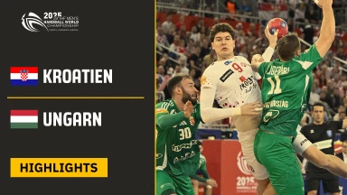 WM der Männer: Kroatien vs. Ungarn - Highlights