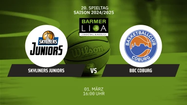 ProB Süd: SKYLINERS Juniors vs. BBC Coburg