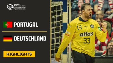 WM der Männer: Portugal vs. Deutschland - Highlights