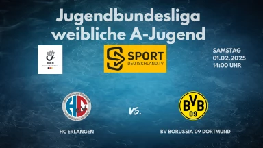JBLH wA: HC Erlangen vs. BV Borussia 09 Dortmund