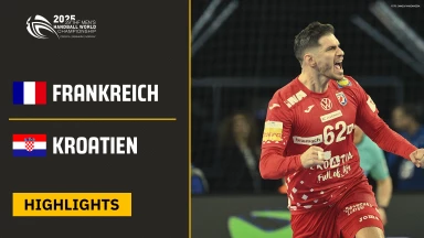 Highlights - WM der Männer: Frankreich vs. Kroatien - Halbfinale