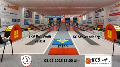 DKBC-Pokal Männer 4. Runde: SKV Rot-Weiß Zerbst - KC Schwabsberg