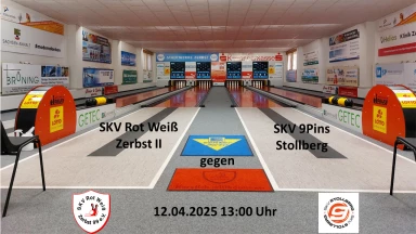 2. Bundesliga Ost 120 Männer: SKV Rot-Weiß Zerbst II : SKV 9Pins Stollberg