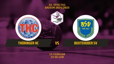 HBF: Thüringer HC vs. Buxtehuder SV