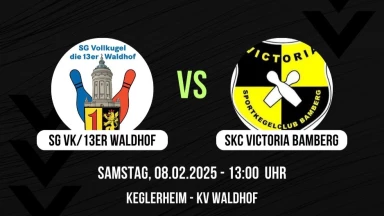 DKBC-Pokal - Achtelfinale | SG Vollkugel/13er Waldhof 🆚 SKC Victoria Bamberg 🟢