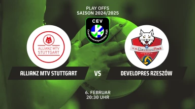 CL Frauen: Allianz MTV Stuttgart vs. Developres RZESZÓW - kommentiert von Ralf Modrow
