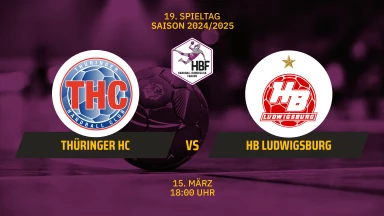 FOR FREE - HBF: Thüringer HC vs. HB Ludwigsburg