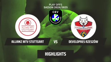 CL Frauen: Allianz MTV Stuttgart vs. Developres Rzeszów | Highlights