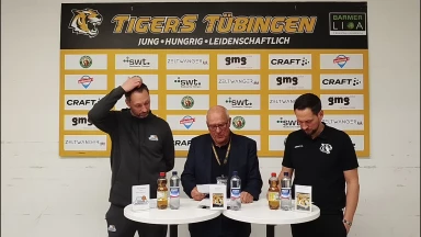 Pressekonferenz | Tigers Tübingen - Eisbären Bremerhaven
