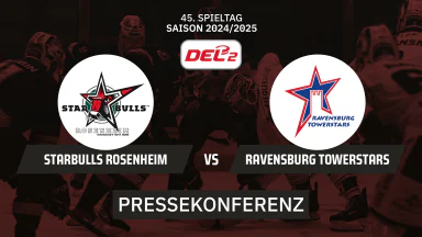DEL2: Starbulls Rosenheim vs. Ravensburg Towerstars I Pressekonferenz