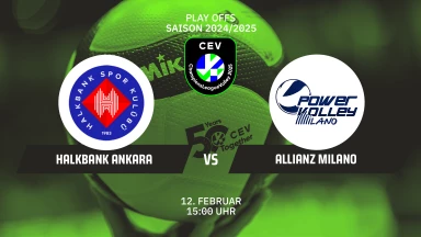 CL Männer: Halkbank ANKARA vs. Allianz Milano