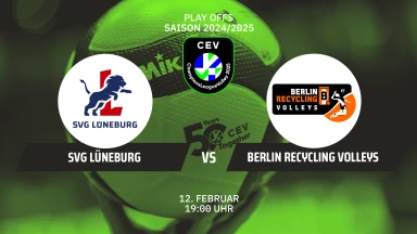 CL Männer: SVG Lüneburg vs. Berlin Recycling Volleys - kommentiert von Johannes Jabs