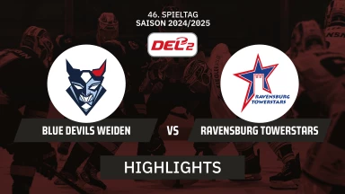 DEL2: Blue Devils Weiden vs. Ravensburg Towerstars | Highlights
