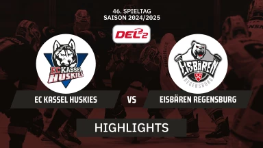DEL2: EC Kassel Huskies vs. Eisbären Regensburg | Highlights