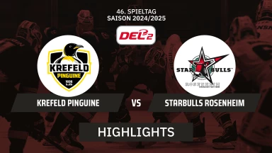 DEL2: Krefeld Pinguine vs. Starbulls Rosenheim | Highlights
