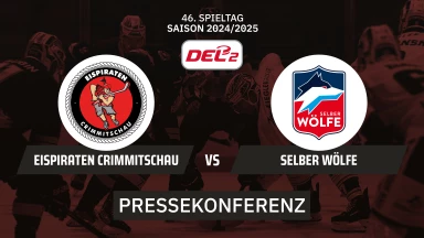 DEL2: Eispiraten Crimmitschau vs. Selber Wölfe | Pressekonferenz