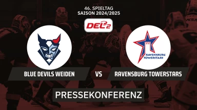 DEL2: Blue Devils Weiden vs. Ravensburg Towerstars | Pressekonferenz
