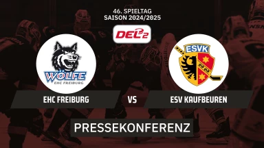 DEL2: EHC Freiburg vs. ESV Kaufbeuren | Pressekonferenz