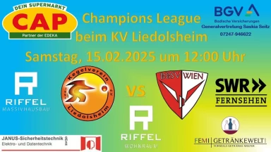 Champions League: KV Liedolsheim - BBSV Wien