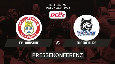 DEL2: EV Landshut vs EHC Freiburg | Pressekonferenz