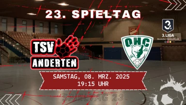 3. Liga: Staffel Nord-Ost - TSV Anderten vs. Oranienburger HC