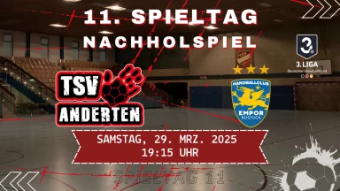 3. Liga: Staffel Nord-Ost - TSV Anderten vs. HC Empor Rostock