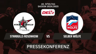 DEL2: Starbulls Rosenheim vs. Selber Wölfe I Pressekonferenz