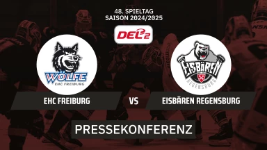 DEL2: EHC Freiburg vs Eisbären Regensburg I Pressekonferenz