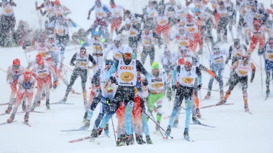 55. Engadin Skimarathon startet mit 14.000 Athleten in der Schweiz