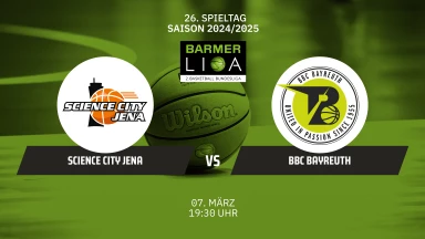 ProA: Science City Jena vs. BBC Bayreuth
