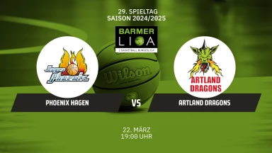 ProA: Phoenix Hagen vs. Artland Dragons