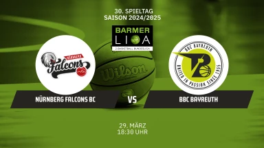 ProA: Nürnberg Falcons BC vs. BBC Bayreuth