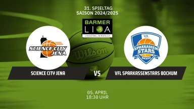 ProA: Science City Jena vs. VfL SparkassenStars Bochum