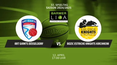 ProA: ART Giants Düsseldorf vs. Bozic Estriche Knights Kirchheim