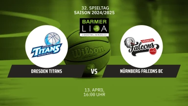 ProA: Dresden Titans vs. Nürnberg Falcons BC