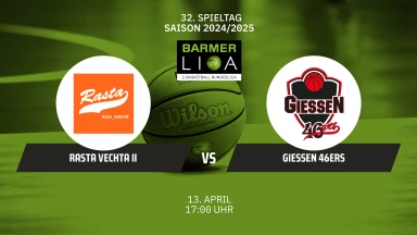 ProA: RASTA Vechta II vs. GIESSEN 46ers