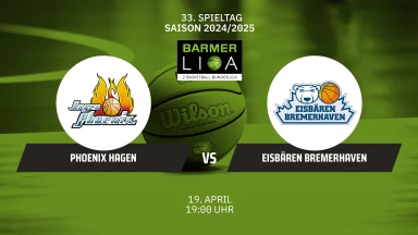 ProA: Phoenix Hagen vs. Eisbären Bremerhaven