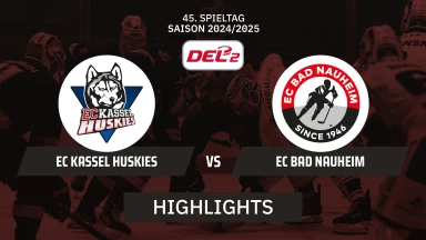 DEL2: EC Kassel Huskies vs. EC Bad Nauheim I Highlights