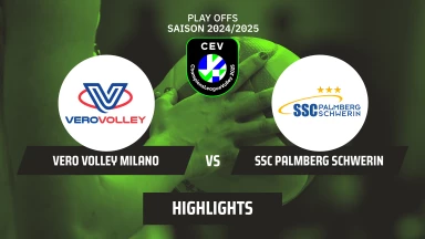 CL Frauen: Numia Vero Volley Milano  vs. SSC Palmberg Schwerin | Highlights