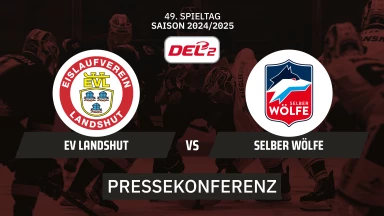 DEL2: EV Landshut vs. Selber Wölfe I Pressekonferenz