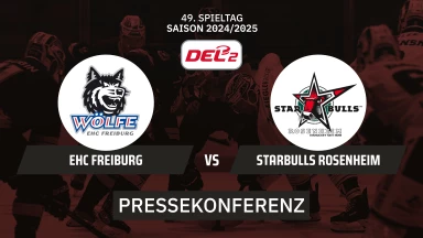 DEL2: EHC Freiburg vs. Starbulls Rosenheim I Pressekonferenz