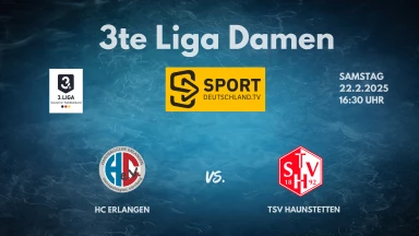 3. Liga Frauen: Staffel Süd: HC Erlangen vs. TSV Haunstetten