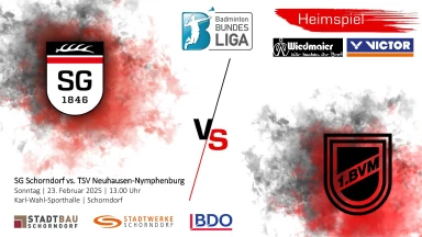 1. Badminton-Bundesliga: SG Schorndorf vs. 1. BV Mülheim - Court 2