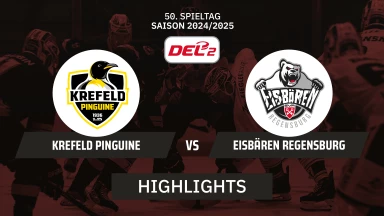 DEL2: Krefeld Pinguine vs Eisbären Regensburg | Highlights