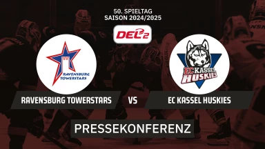 DEL2: Ravensburg Towerstars vs EC Kassel Huskies | Pressekonferenz