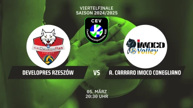 CL Frauen: Developres Rzeszow vs. A. Carraro Imoco Conegliano