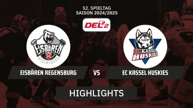 DEL2: Eisbären Regensburg vs. EC Kassel Huskies I Highlights