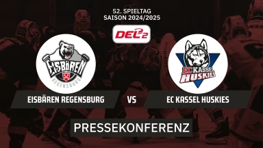 DEL2: Eisbären Regensburg vs. EC Kassel Huskies I Pressekonferenz